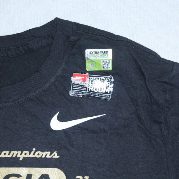 The Nike Tee Men Black Georgia Bull Dogs Tee Shirt Short Sleeve Size Large - Picture 3 of 10